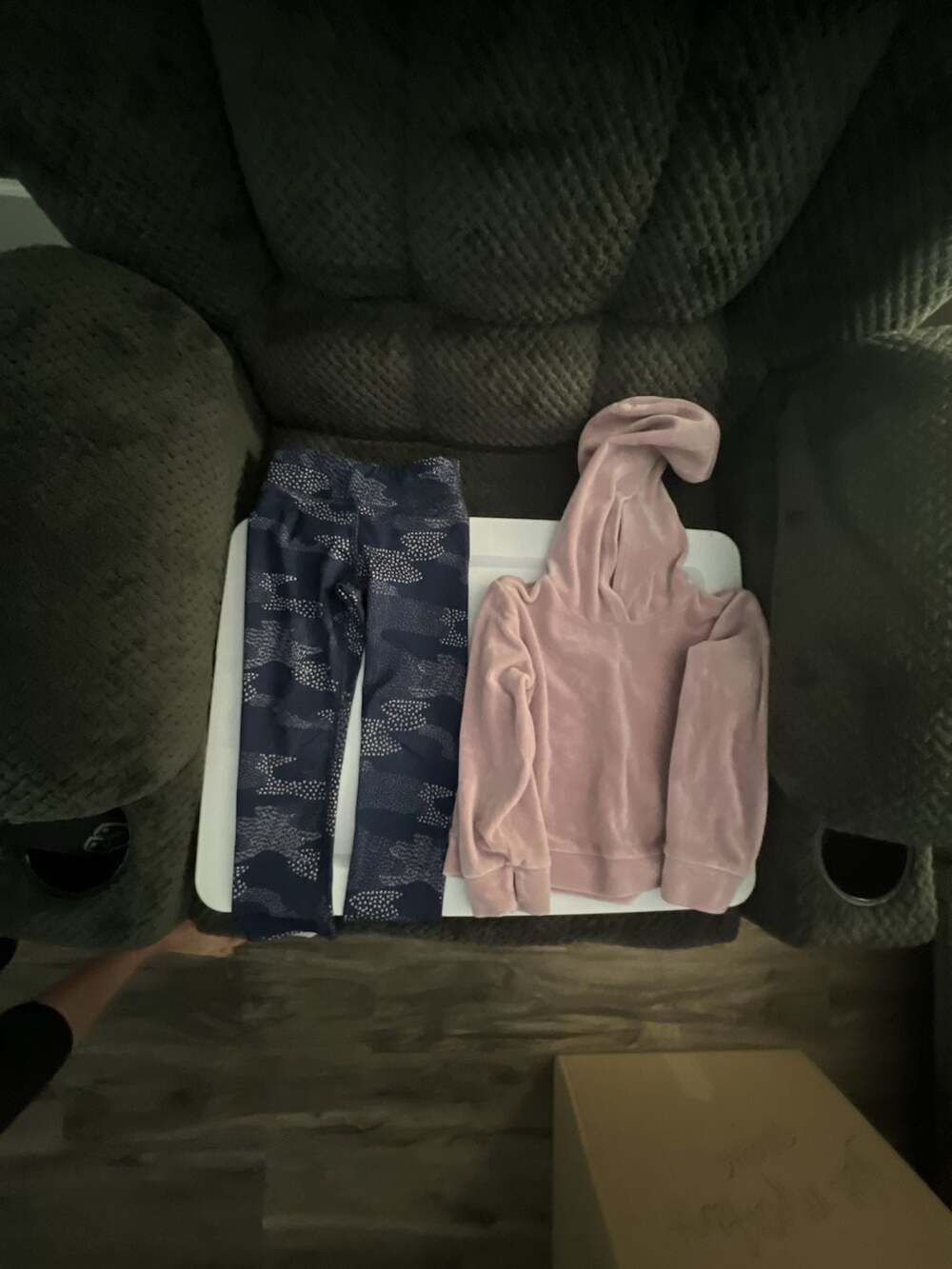 Zella Girls Velour Hoodie and Leggings Set